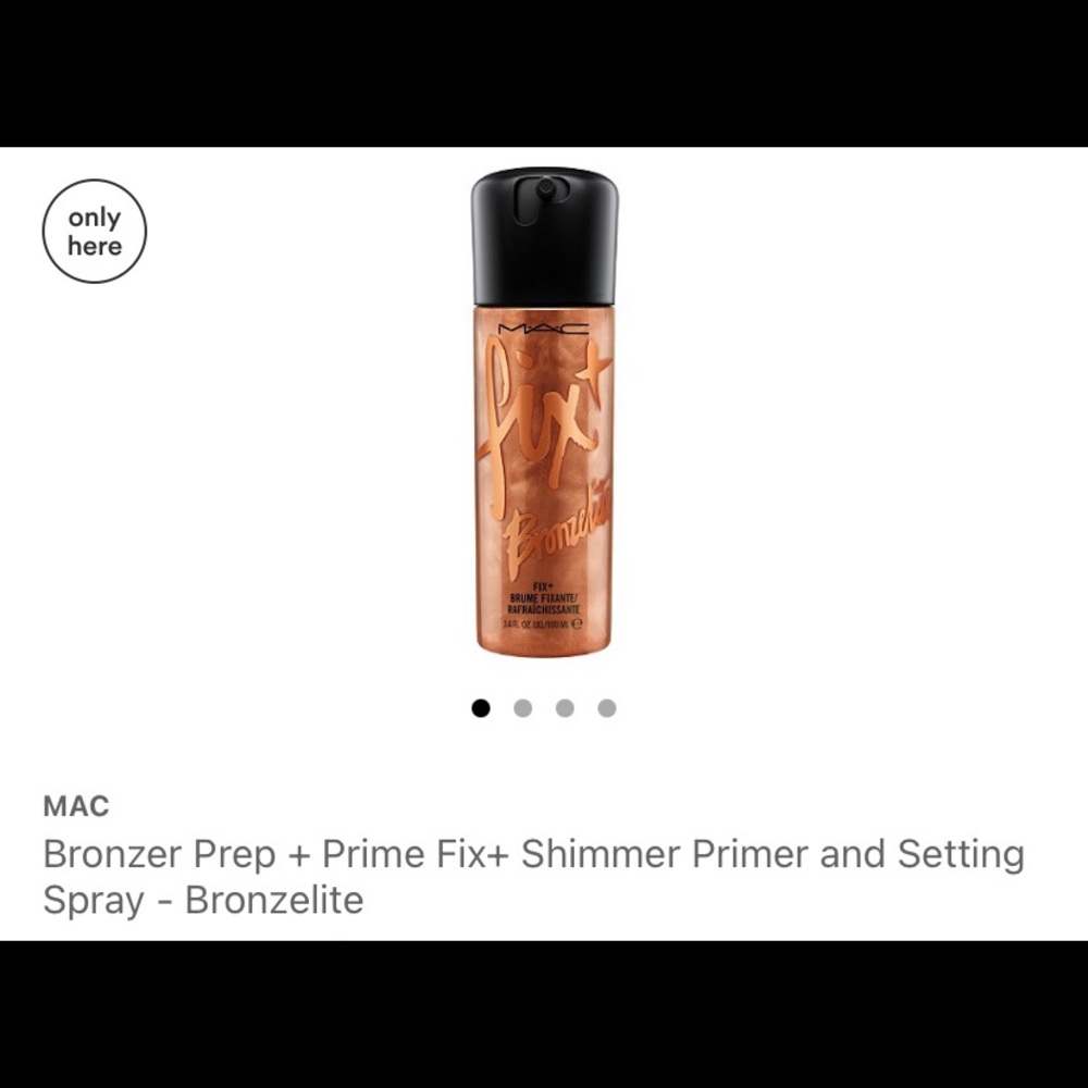 Mac sitting spray with bronzer and primer